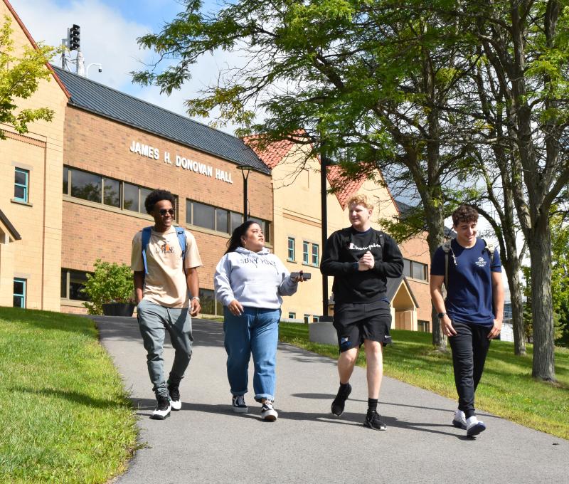 Students on campus